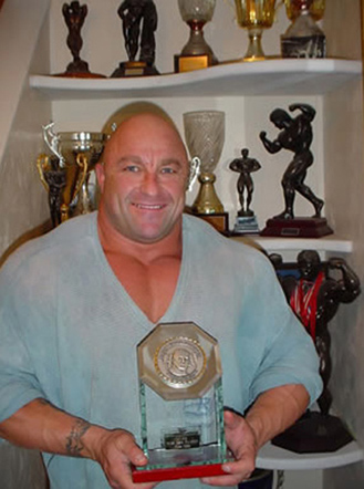 Jamie Manuel in the early days at Gateway to Health Gym 